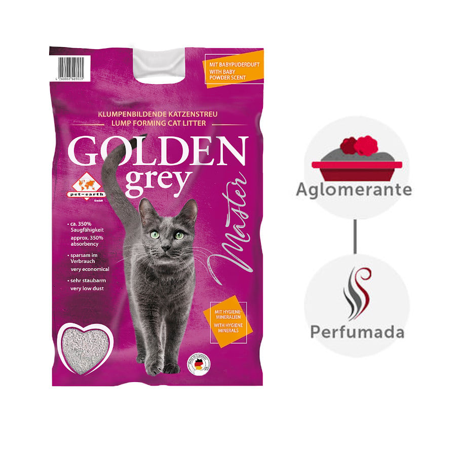Golden Grey Master Arena Aglomerante para gatos