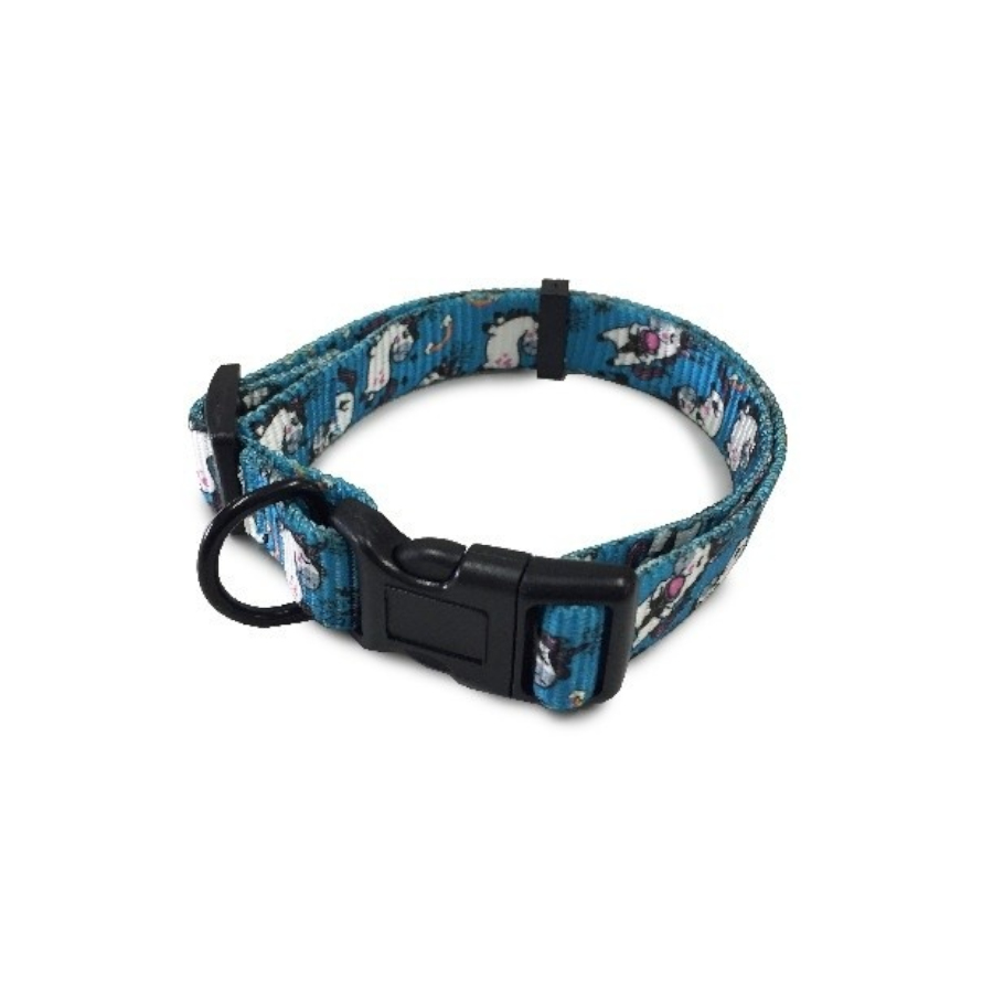 Outech Collar con estampado de unicornios para perros